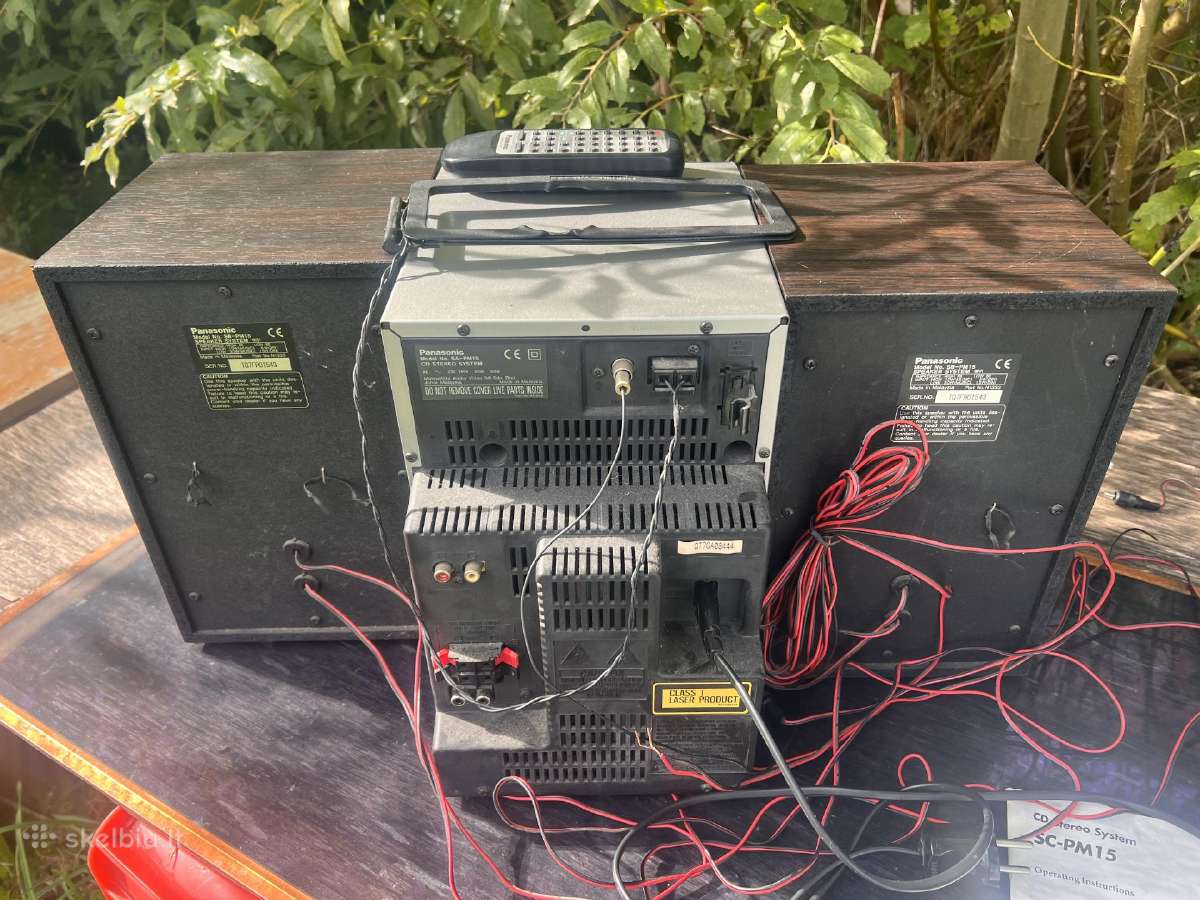 Muzikinis centras Panasonic Sa-mp15 - nuotraukos Nr. 4