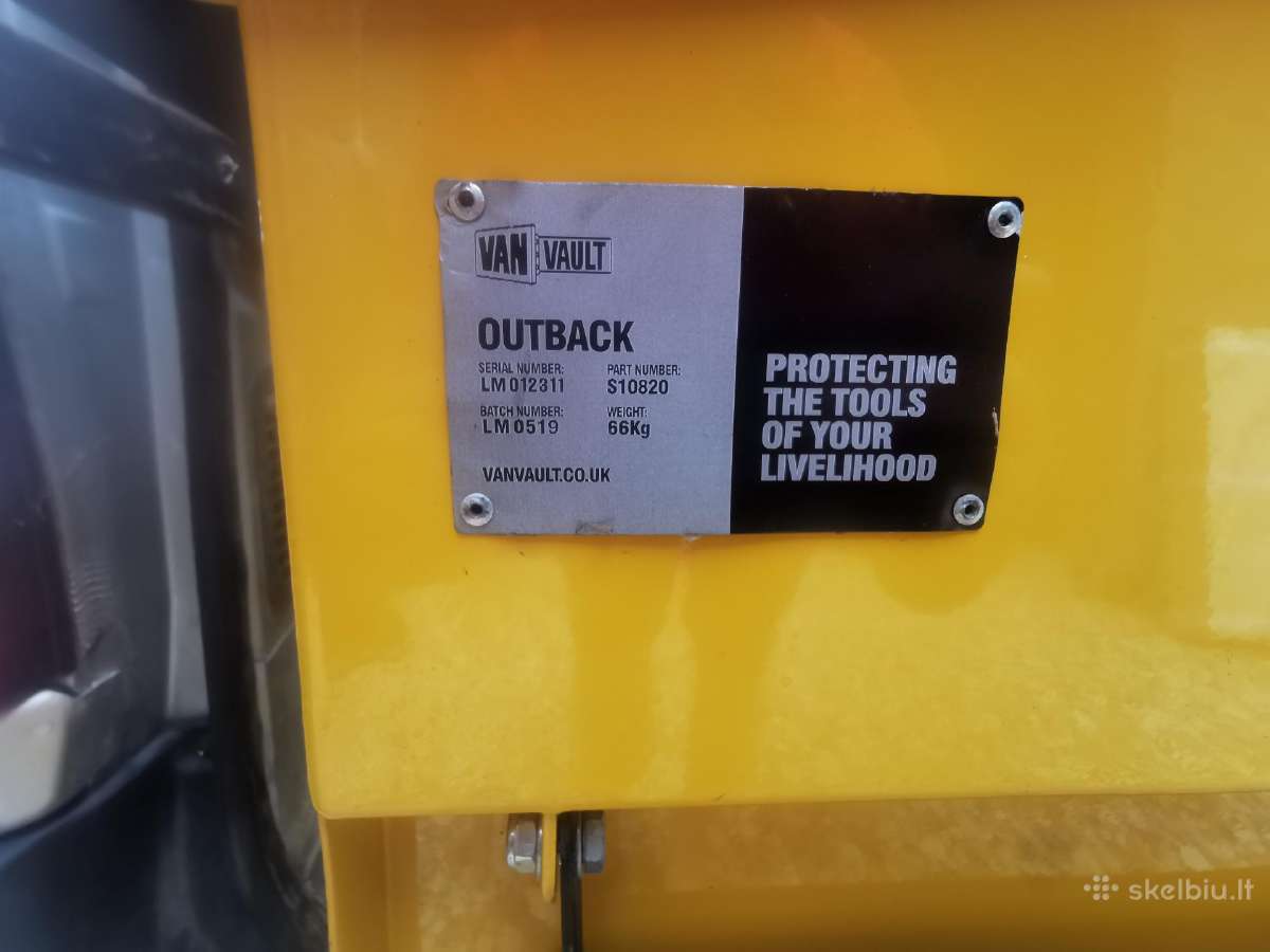 Van Vault Outback plienine irankiu saugojimo deze - nuotraukos Nr. 8
