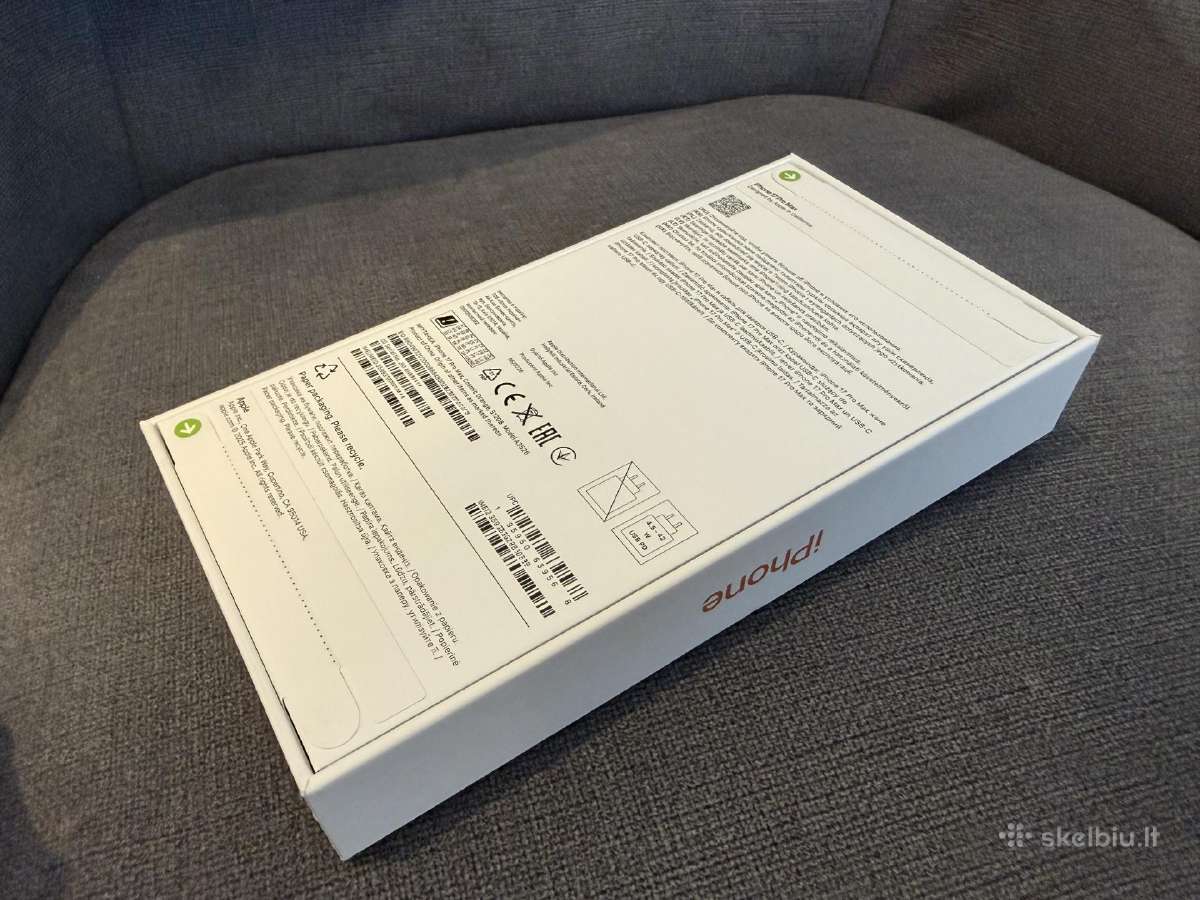Naujas Apple iPhone 17 pro max 512 orange - 1350 - nuotraukos Nr. 2