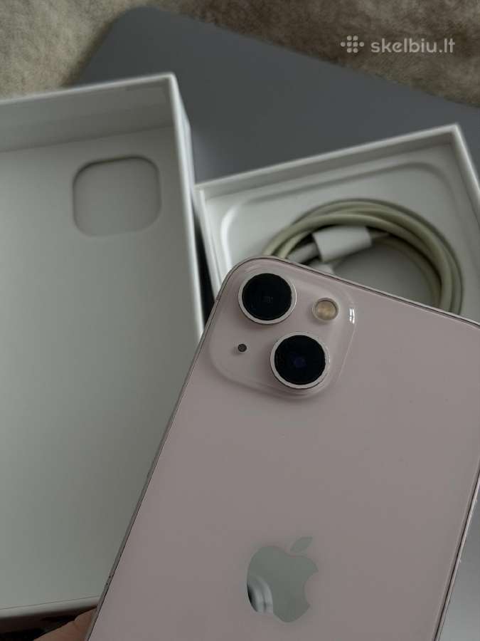 iPhone 13 rožinis 512gb - nuotraukos Nr. 3