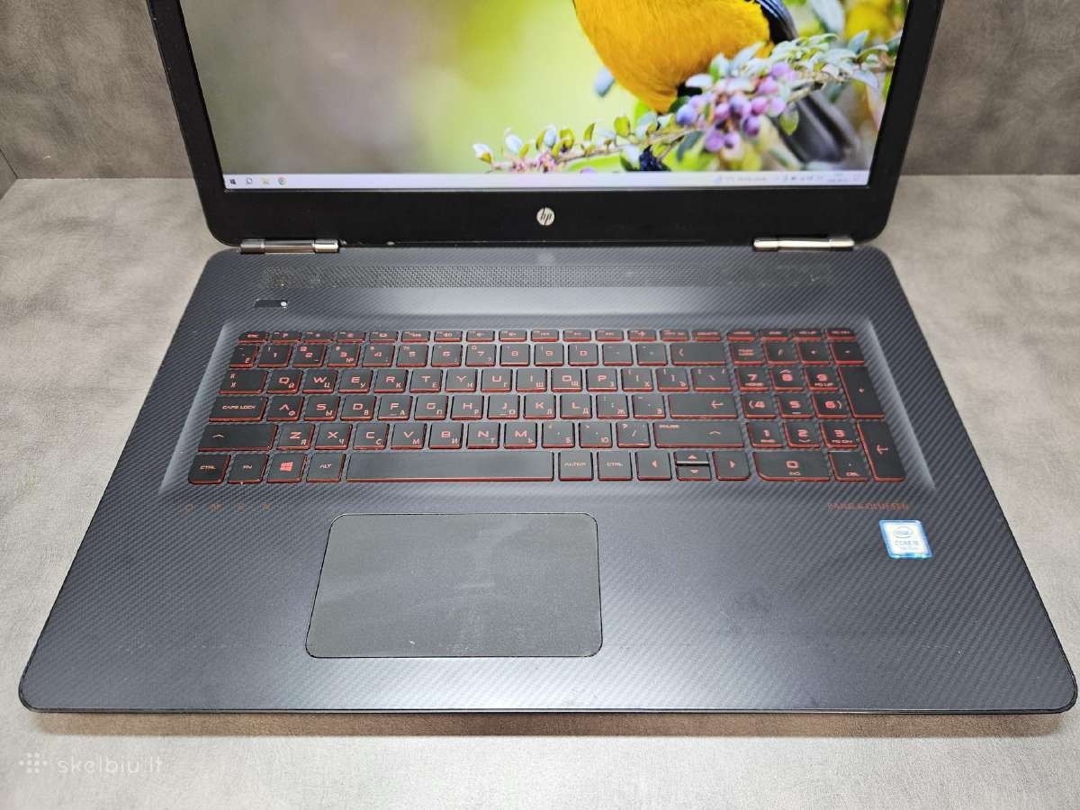 Hp Omen/17.3"fhd/gtx 1050/i5-7/16r/240ssd+320hdd - nuotraukos Nr. 2