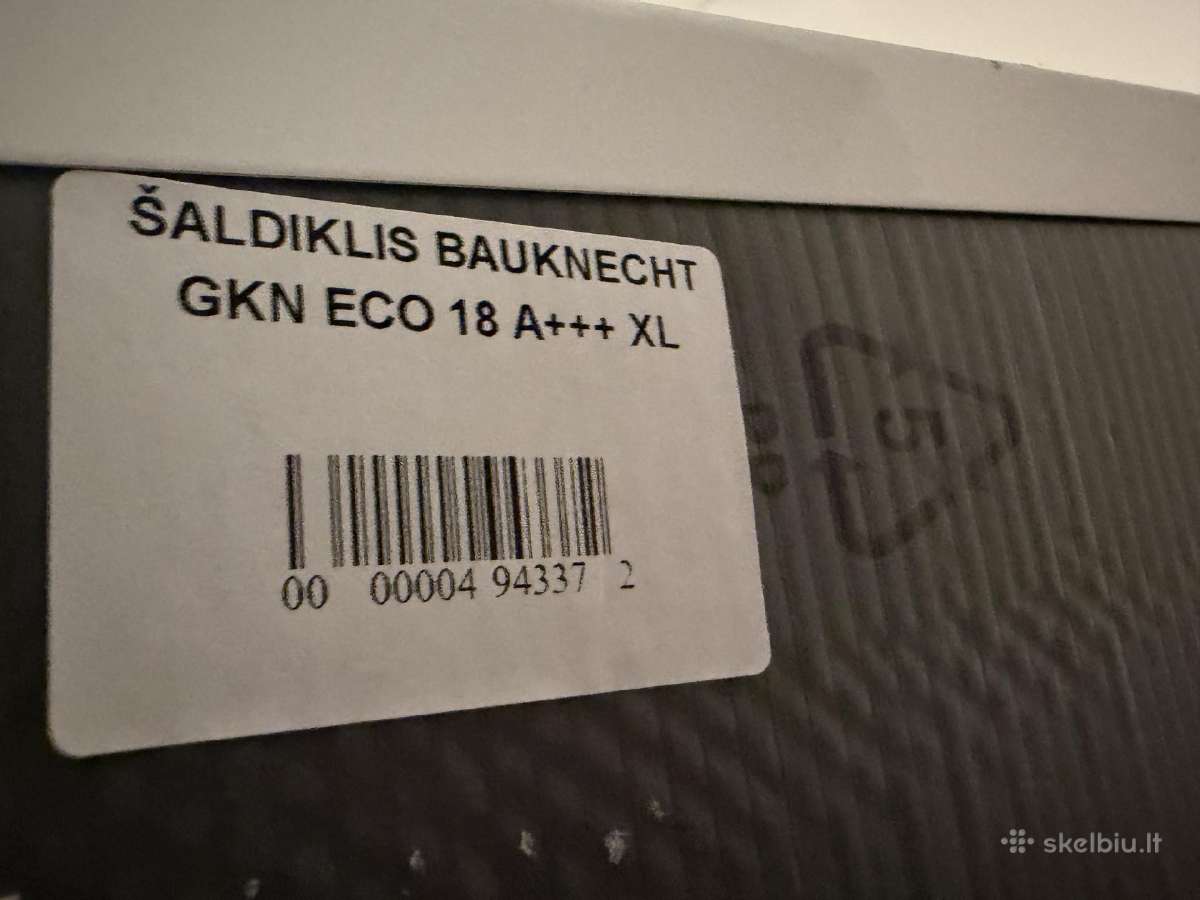 Šaldiklis Bauknecht Gkn Eco 18 A+++ XL - nuotraukos Nr. 5