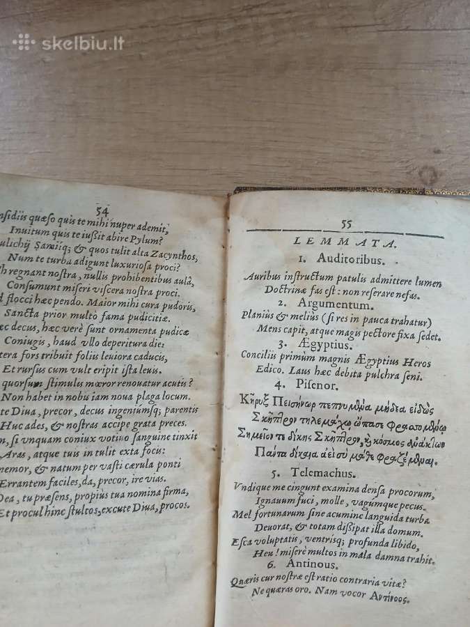 1609m.lotynų kalbos knygutė. - nuotraukos Nr. 6