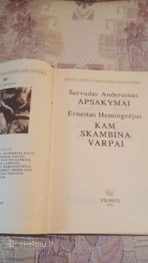 E. Hemingvėjus ir Š. Andersonas - nuotraukos Nr. 2