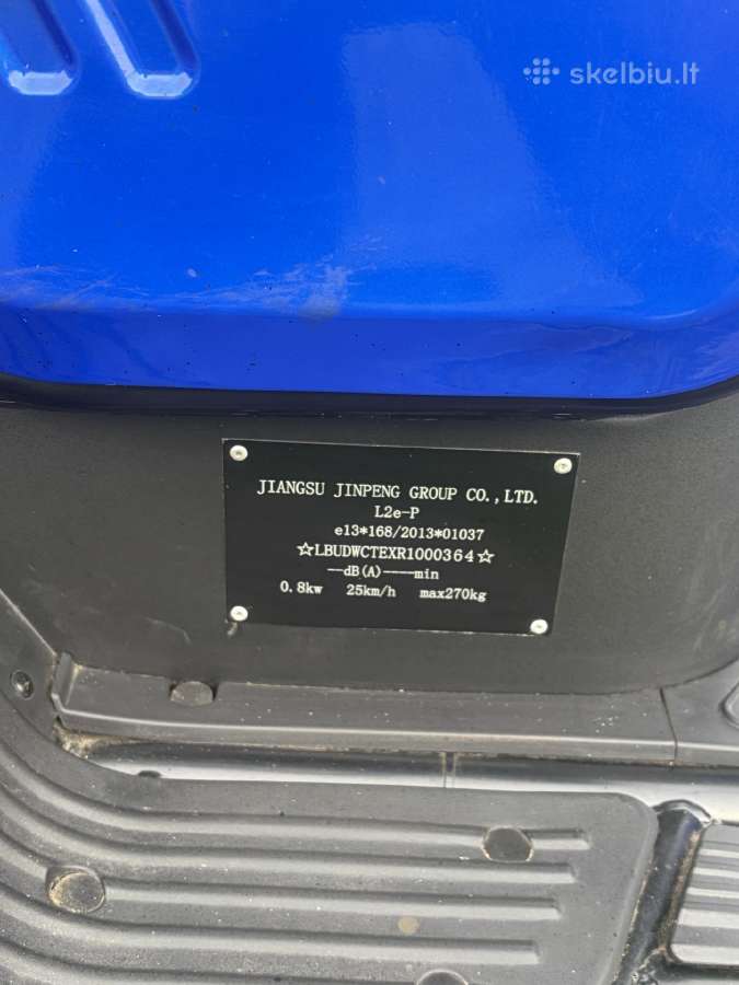 Jinpeng elektrinis triratis 800w – tik 55 km rida - nuotraukos Nr. 11