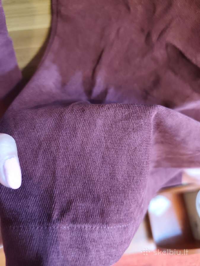 Italų gamybos velvetinės plačios kelnės XL/2xl - nuotraukos Nr. 9