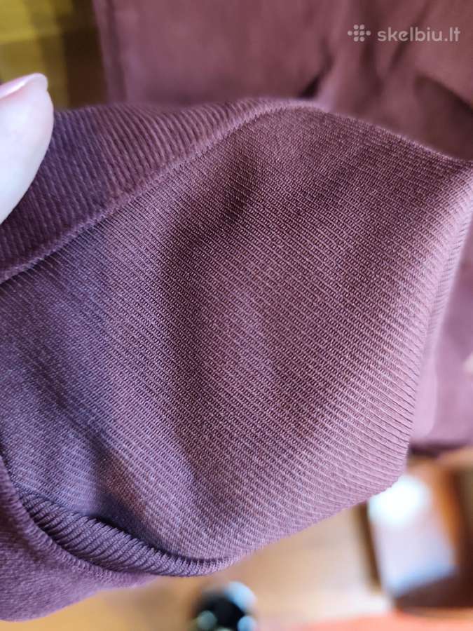 Italų gamybos velvetinės plačios kelnės XL/2xl - nuotraukos Nr. 10
