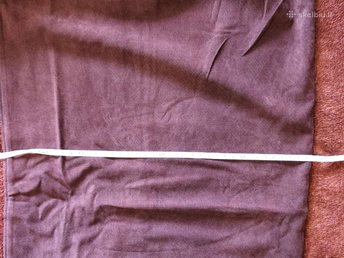Italų gamybos velvetinės plačios kelnės XL/2xl - nuotraukos Nr. 11