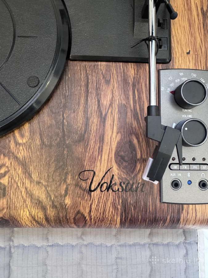 Voksun 1689 retro stiliaus patefonas su Bluetooth - nuotraukos Nr. 3
