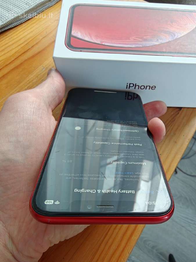 iPhone Xr Red 64gb - nuotraukos Nr. 8