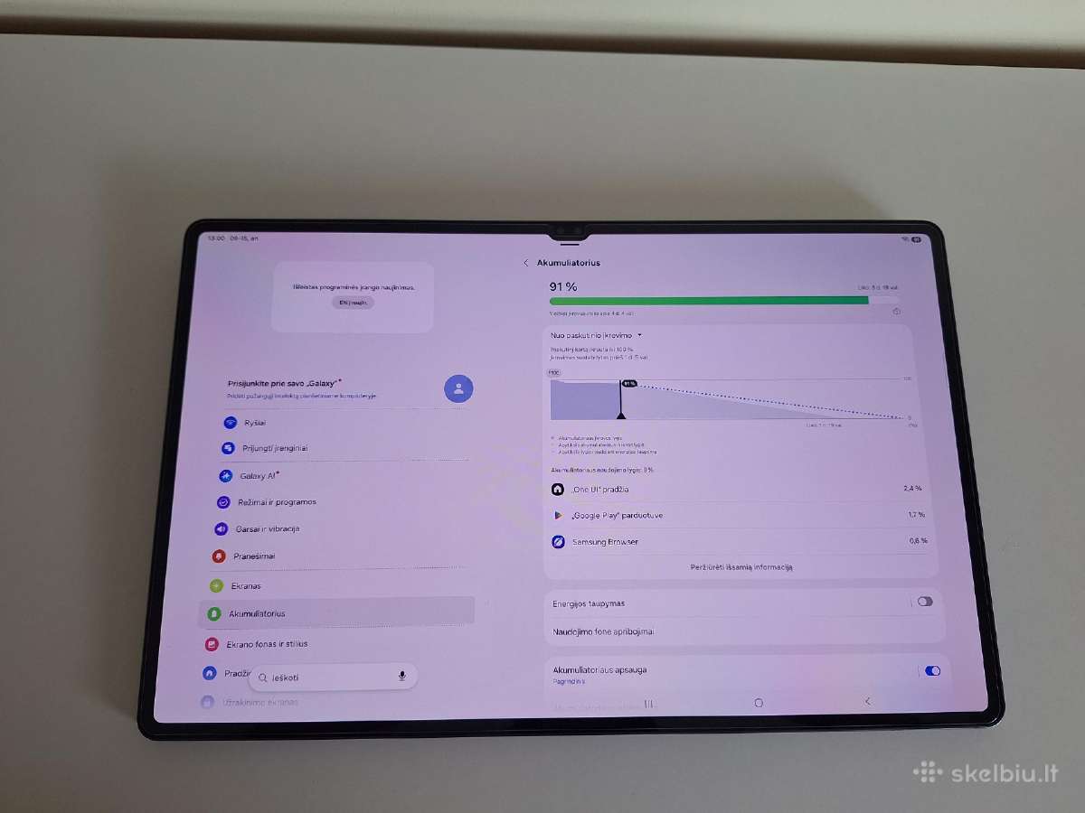 Samsung Galaxy Tab S9 Ultra 512 GB - nuotraukos Nr. 4