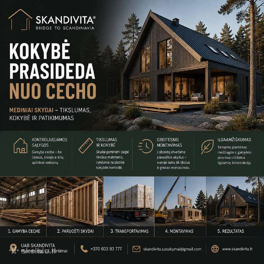 UAB Skandivita - medinė skydinė-karkasinė statyba - nuotraukos Nr. 22