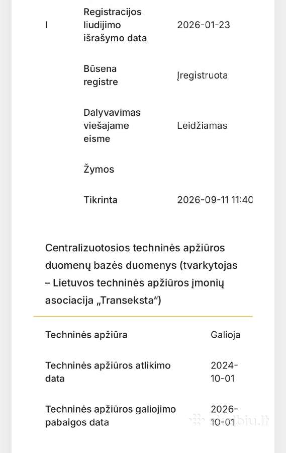 Parduodu prius 2 su dujom - nuotraukos Nr. 7