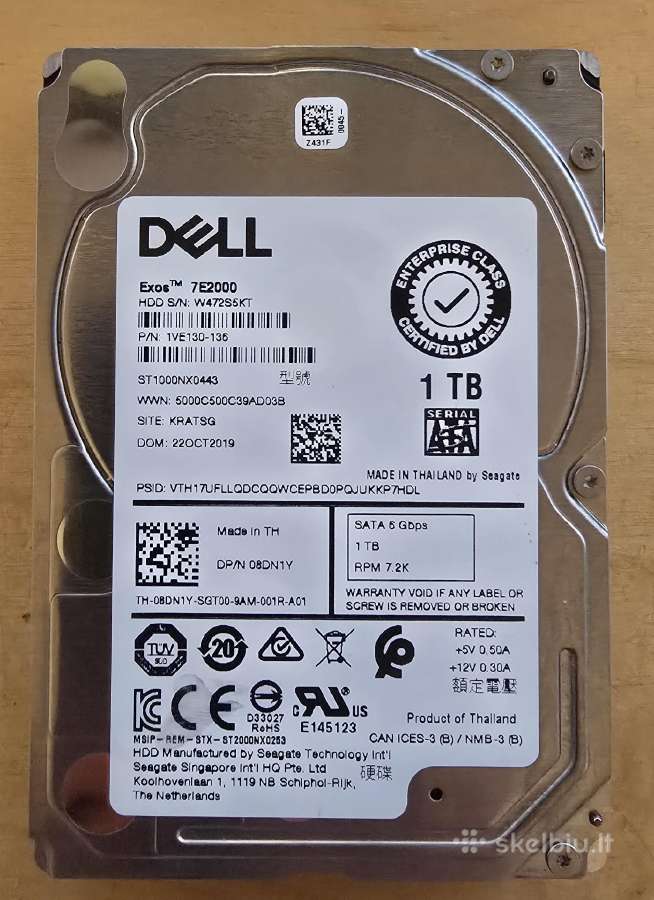 2.5" Sata HDD laptopams desktopams serveriams Nvr - nuotraukos Nr. 11