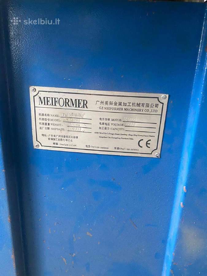 Skardos siūlių formavimo stakles - nuotraukos Nr. 2