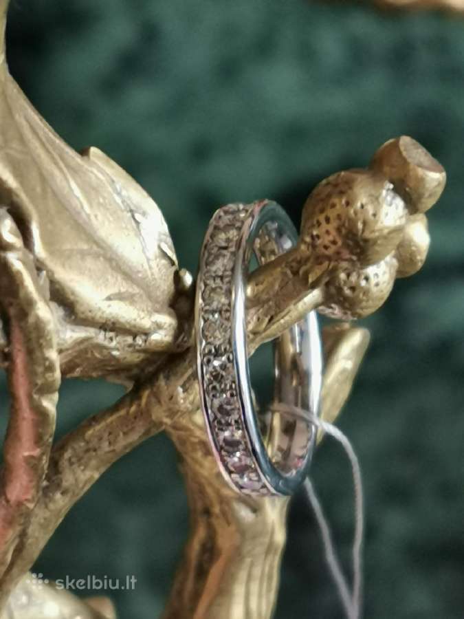Sertifikuotas žiedas su 0,75 ct briliantų - nuotraukos Nr. 14