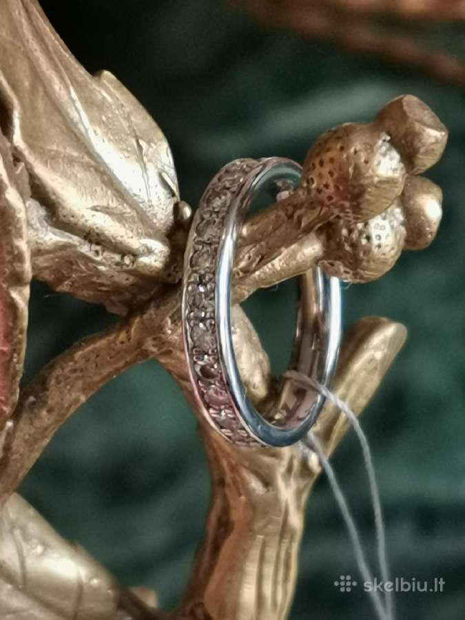 Sertifikuotas žiedas su 0,75 ct briliantų - nuotraukos Nr. 5