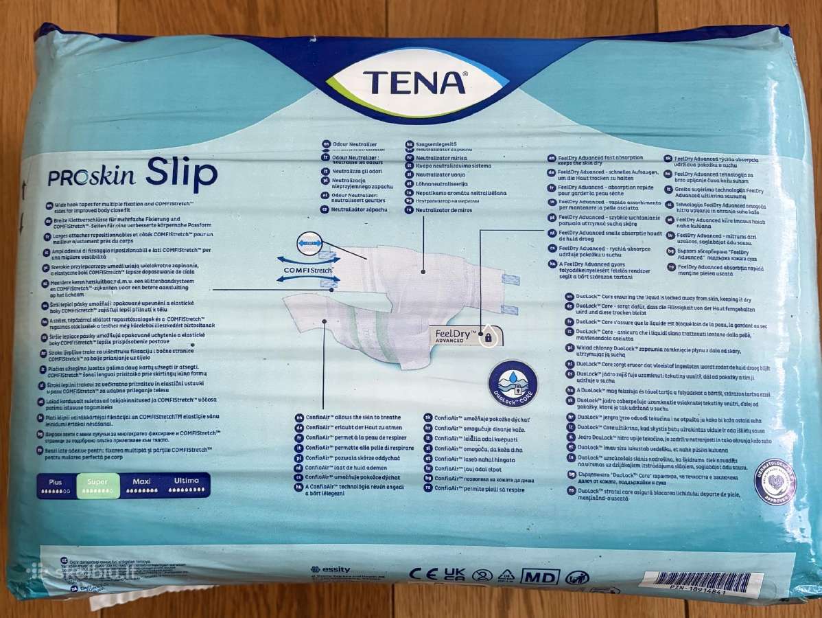 Tena Proskin Slip Super sugeriamumo,m dydis - nuotraukos Nr. 2