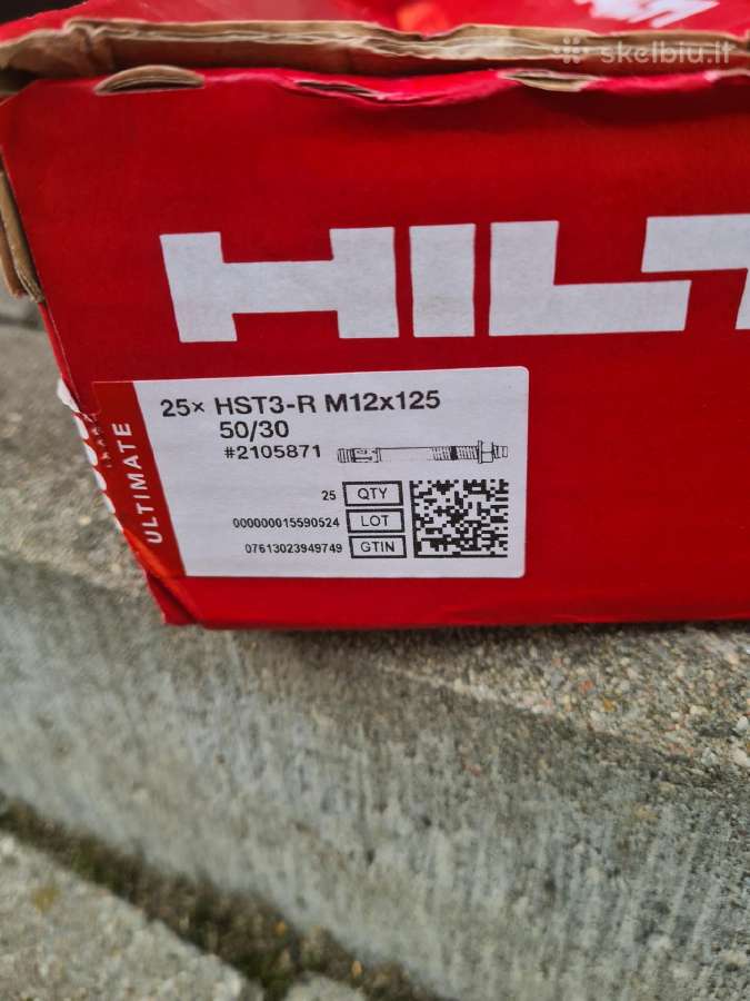 Hilti betono ankeriai. - nuotraukos Nr. 2