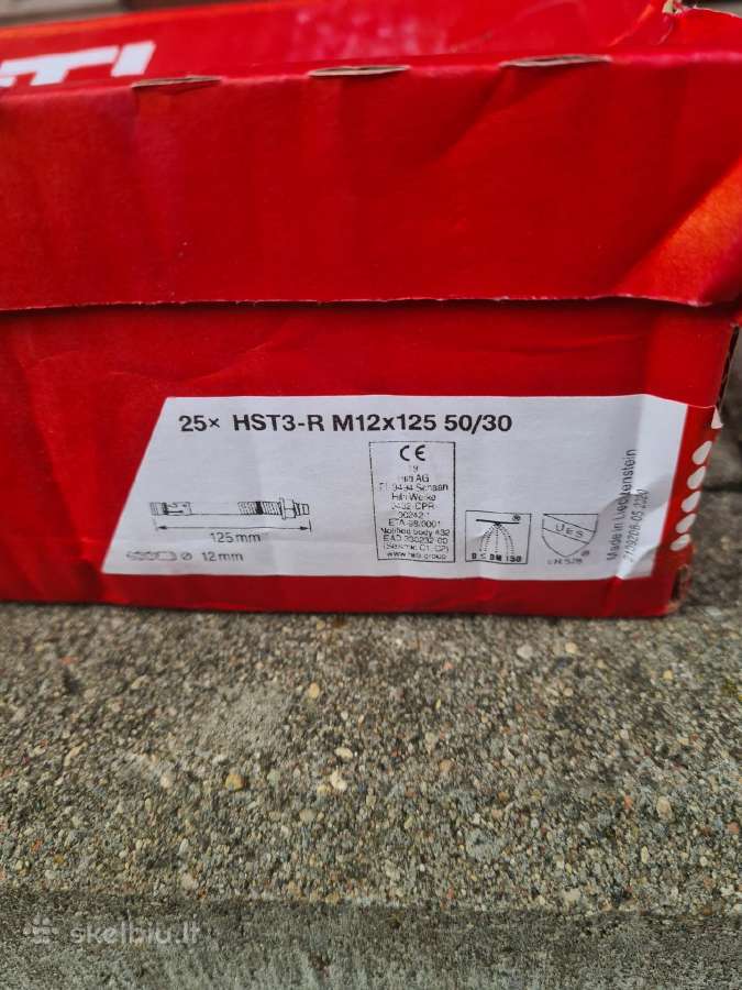 Hilti betono ankeriai. - nuotraukos Nr. 3