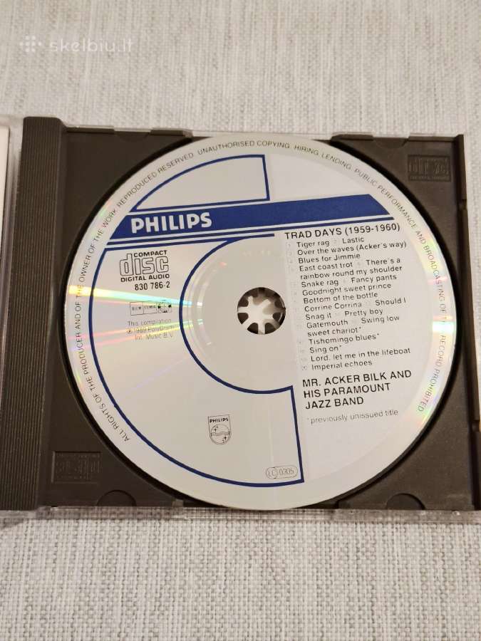 Mr. Acker Bilk And His Paramount Jazz Band – CD - nuotraukos Nr. 3
