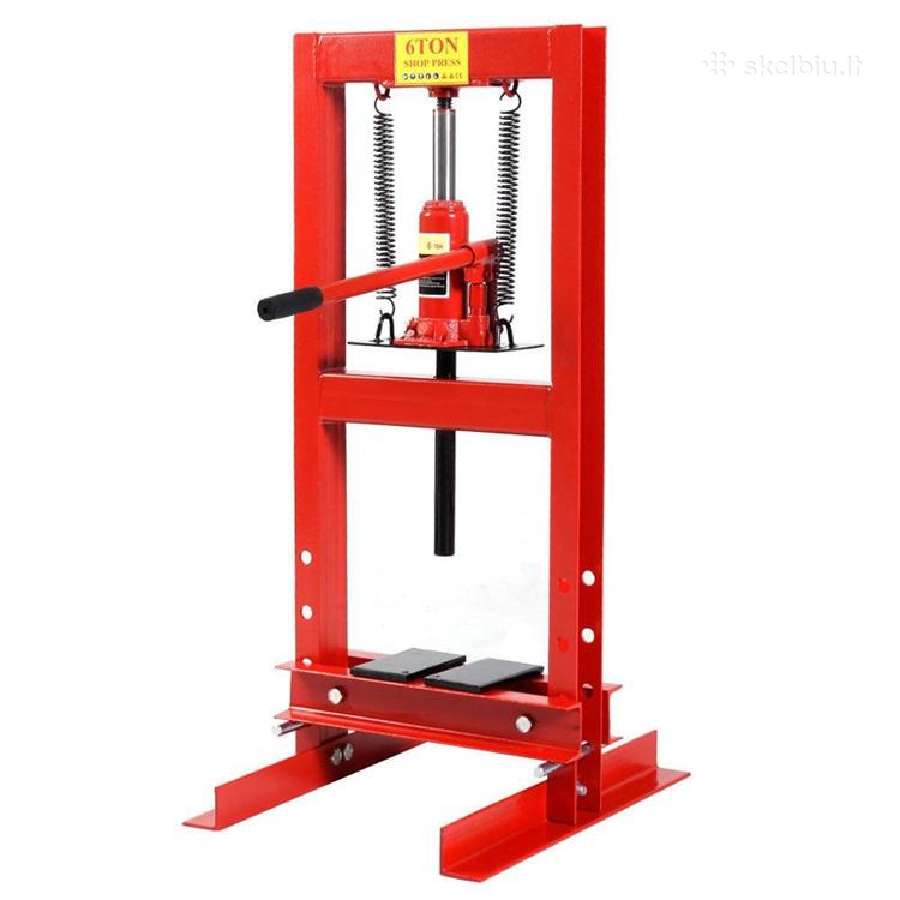 Hidraulinis presas 20t su manometru ir kojinė pomp - nuotraukos Nr. 2