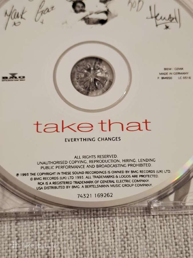 Take That – Everything Changes (CD albumas) - nuotraukos Nr. 4