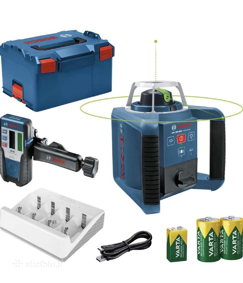 Rotacinis lazerinis nivelyras žalias Bosch Pro - nuotraukos Nr. 3