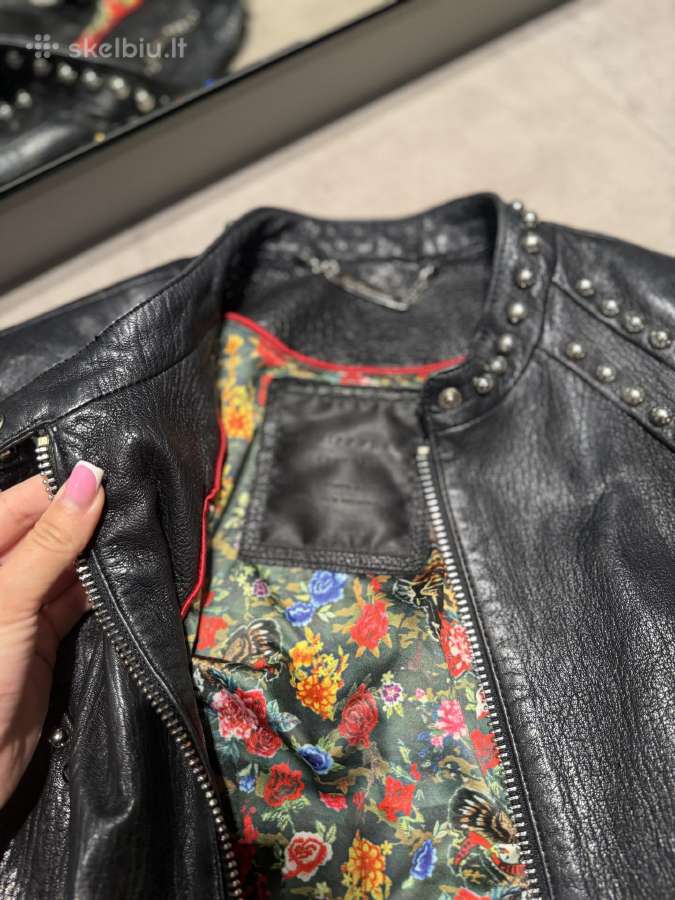 Philipp plein nat ėriuko odos striukė - nuotraukos Nr. 4