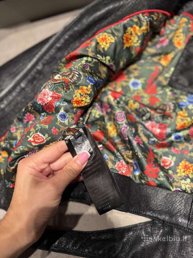 Philipp plein nat ėriuko odos striukė - nuotraukos Nr. 5