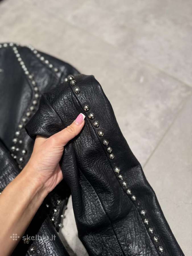 Philipp plein nat ėriuko odos striukė - nuotraukos Nr. 11