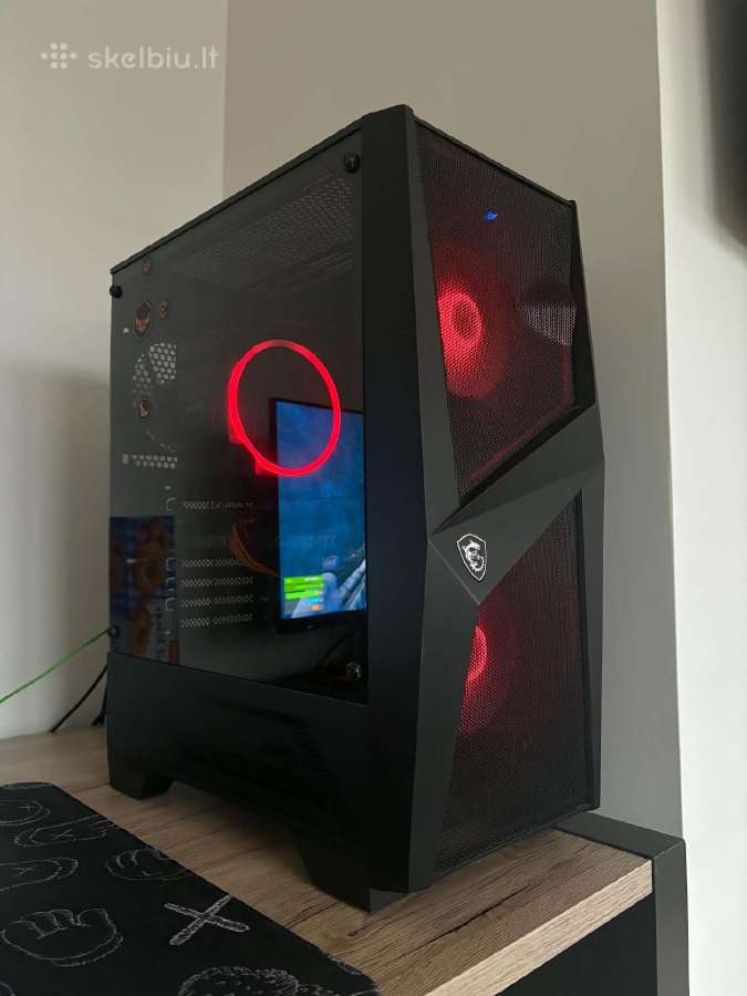 Stacionarus, žaidimų Pc Amd Ryzen 7 5800x3d 4060ti - nuotraukos Nr. 2