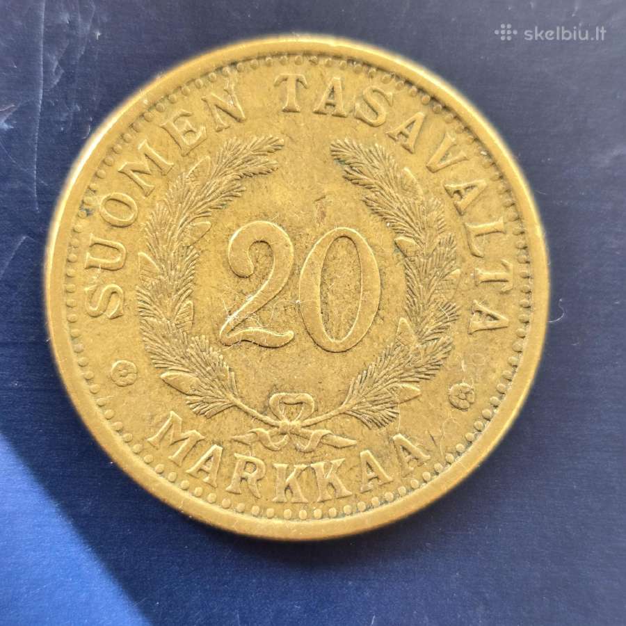 Suomija 1936 20 markkaa AL-bronze - nuotraukos Nr. 2
