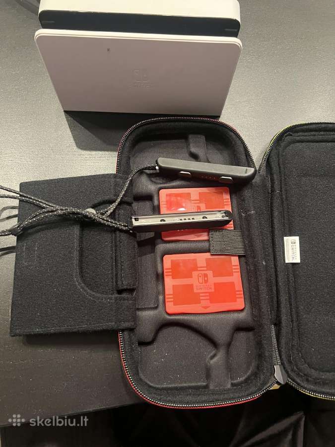Nintendo switch oled 64gb + 256gb + ringfit - nuotraukos Nr. 5