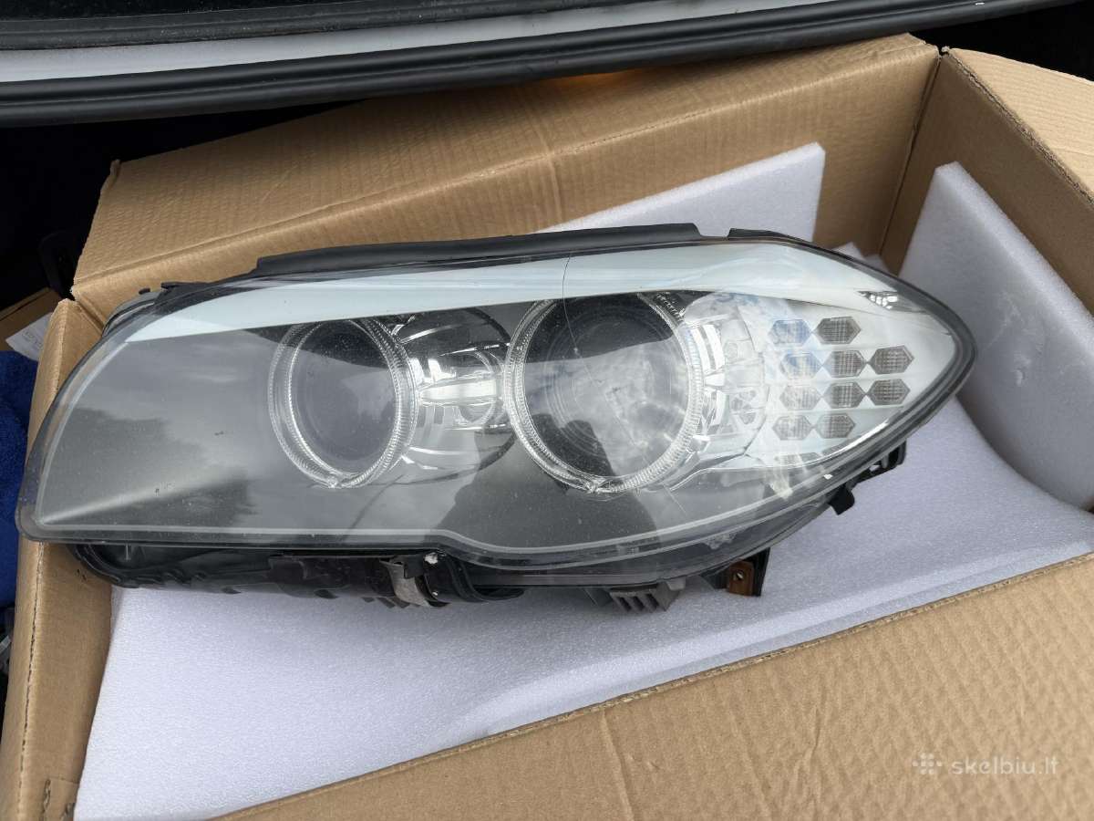 Bmw F10 F11 Bi-xenon Eu žibintai + Tms - nuotraukos Nr. 3