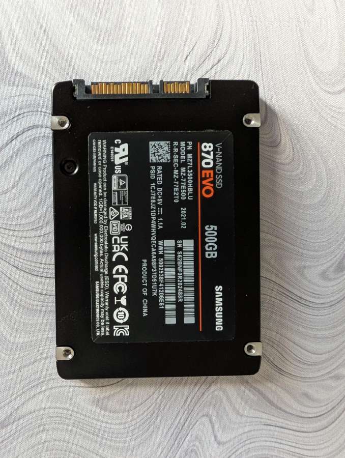 Samsung 870 EVO 500gb - nuotraukos Nr. 2