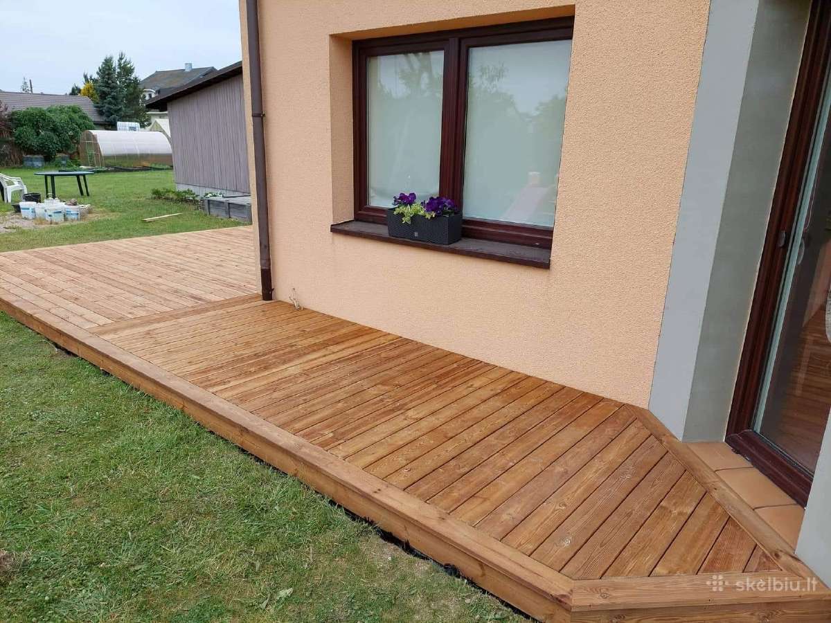 Vidaus ir išorės apdailos darbai (be dažymo - nuotraukos Nr. 8