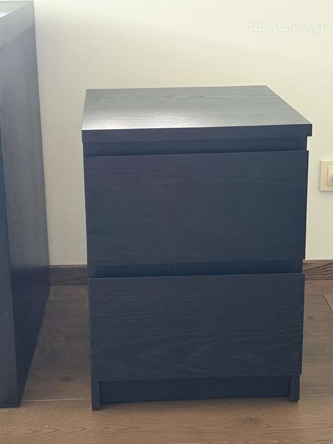 Parduodu Ikea Malm rašomąjį stalą ir spintelę - nuotraukos Nr. 5