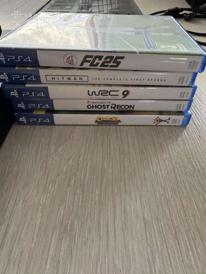 Ps4 Slim 500gb + 2 Pulteliai + 5 Žaidimai - nuotraukos Nr. 3