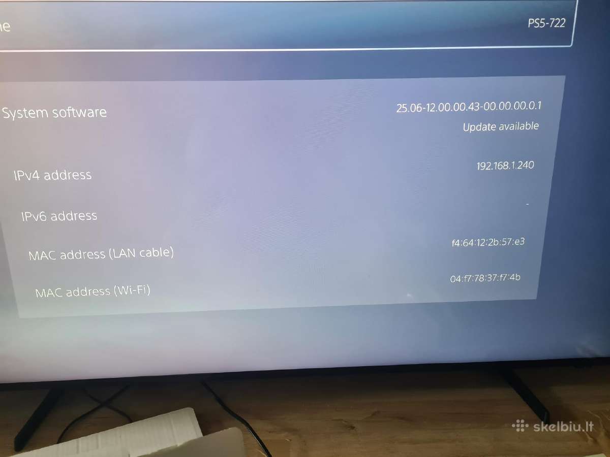 Playstation 5 konsolė(galima jailbreak) 12.00soft - nuotraukos Nr. 6