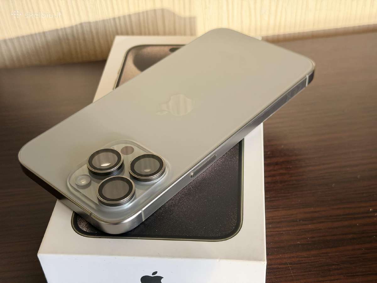 Idealus Apple iPhone 15 Pro Max 256gb Titanium - nuotraukos Nr. 2