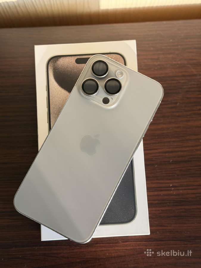 Idealus Apple iPhone 15 Pro Max 256gb Titanium - nuotraukos Nr. 3