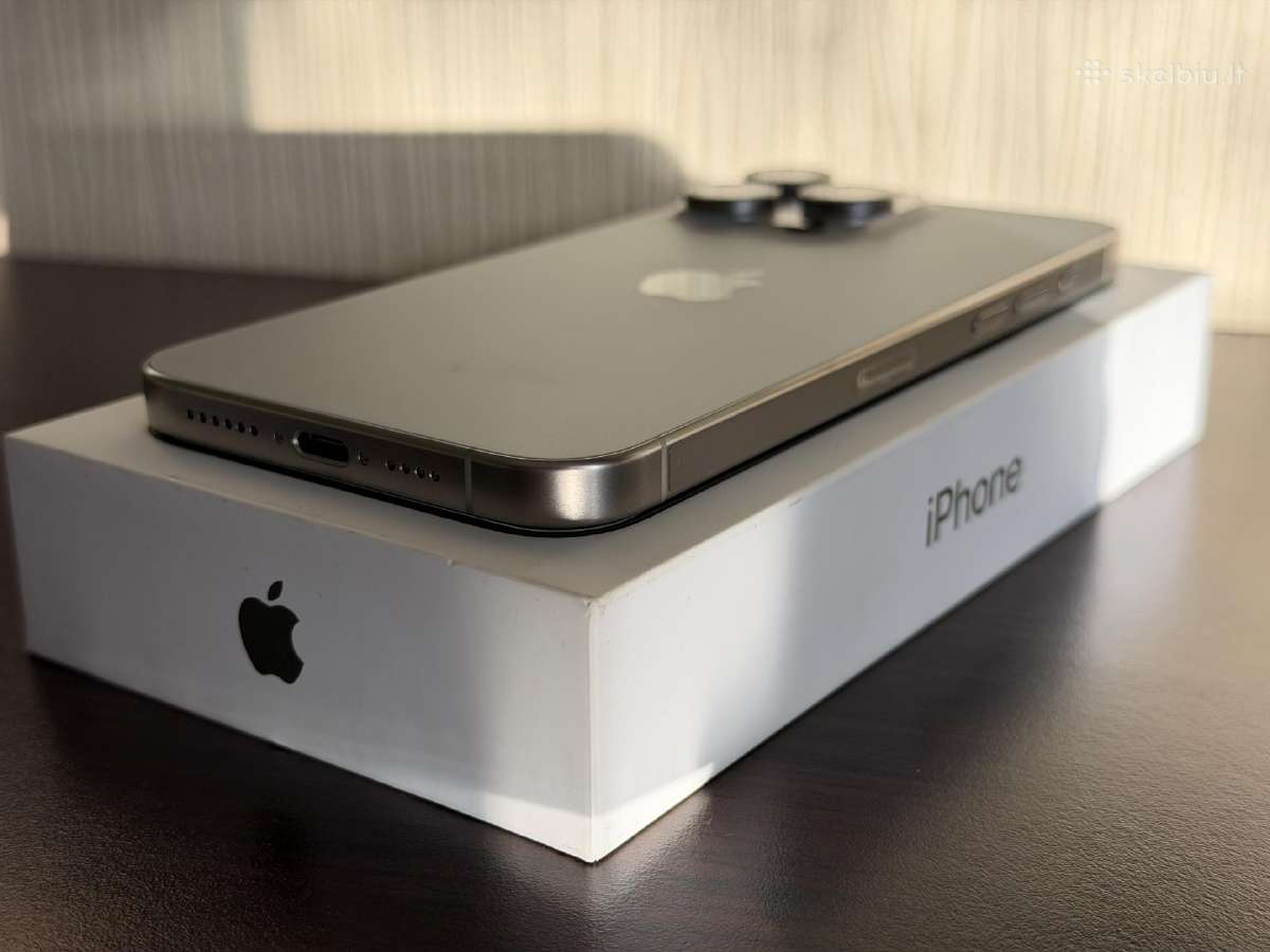 Idealus Apple iPhone 15 Pro Max 256gb Titanium - nuotraukos Nr. 9