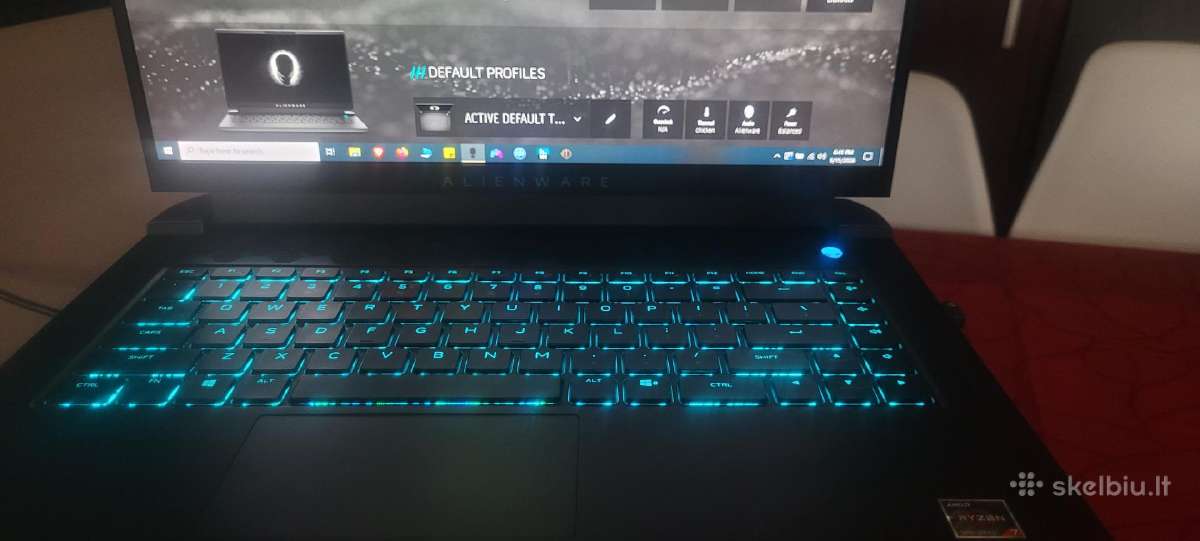 Alienware m15 Ryzen R5 Rtx 3060 šiuo metu geiminu - nuotraukos Nr. 3