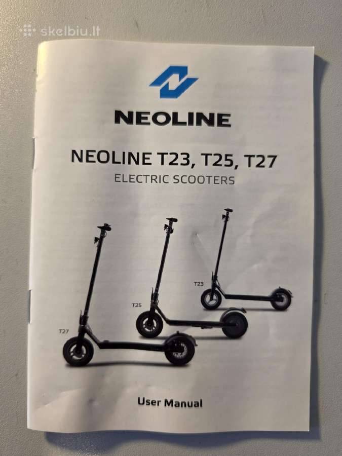 Nedaug naudotas paspirtukas Neoline T25. - nuotraukos Nr. 4