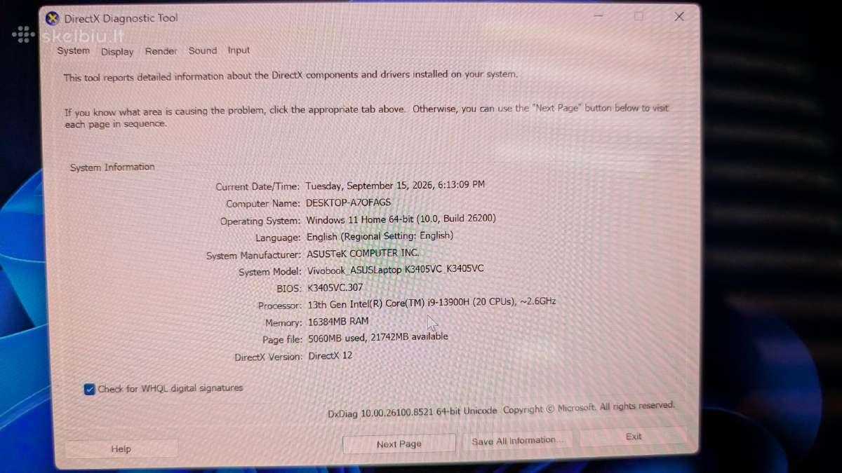 Asus Vivobook 14x - nuotraukos Nr. 6