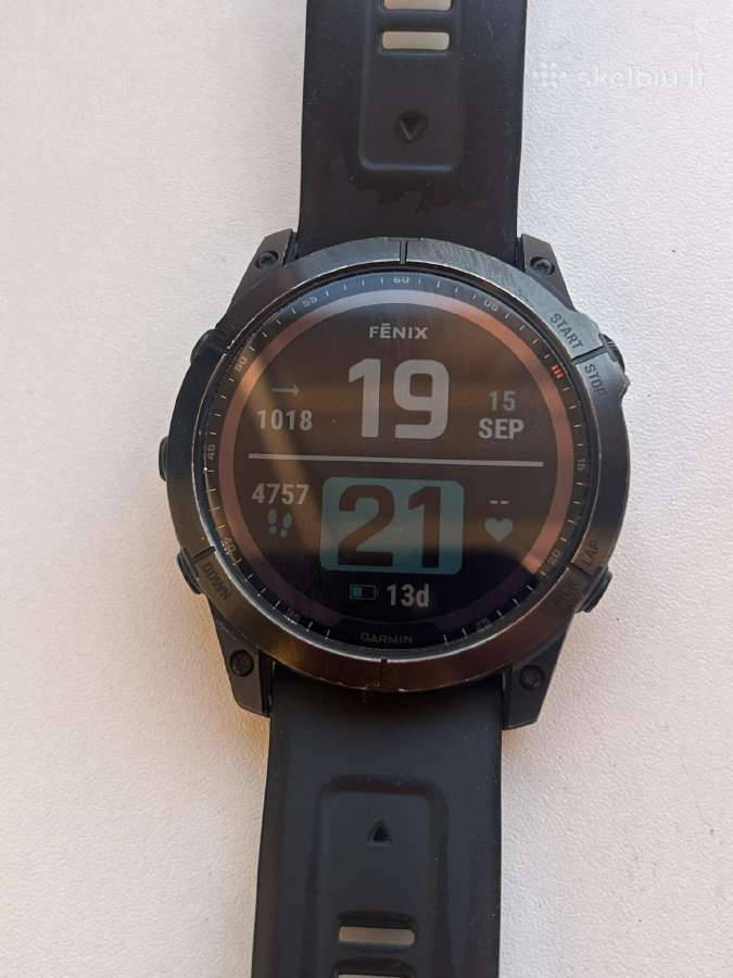 Garmin fenix 7x saphire titanium - nuotraukos Nr. 2