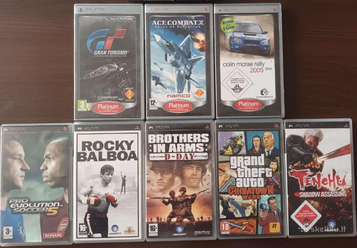 PSP Umd 8 kolekciniai Žaidimai! - nuotraukos Nr. 2