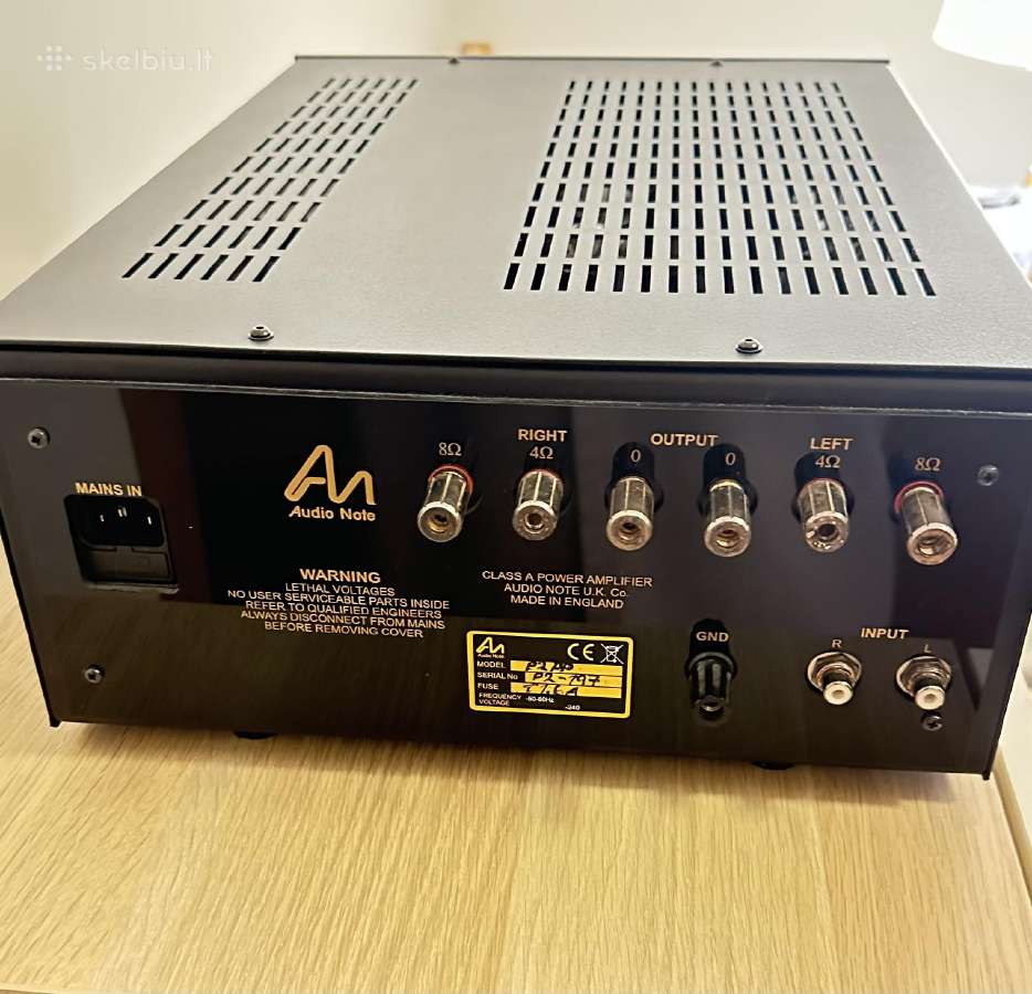 Audio Note galios stiprintuvas An P2 Pp - nuotraukos Nr. 3