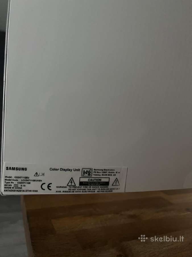 Išlenktas Qled monitorius Samsung 32 įstrižainės - nuotraukos Nr. 4